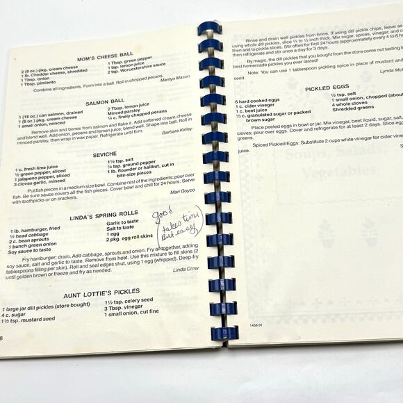 Wing Wives Sheppard AFB Cookbook Vintage 90s Recipes from Our Kitchens Texas - Picture 5 of 7